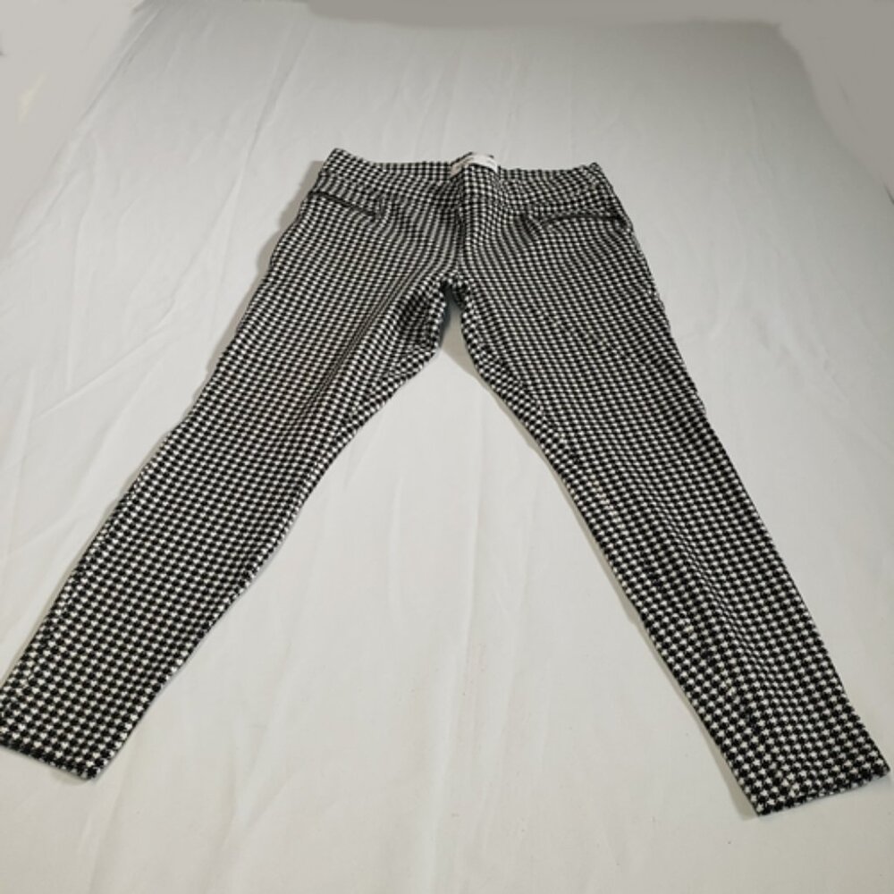Old Navy “Stevie” High-Waisted Houndstooth Zip-Pocket Pants Size MEDIUM - Picture 1 of 5